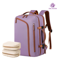 Sac cabine avion avec deux trousses incluses pour courts séjours