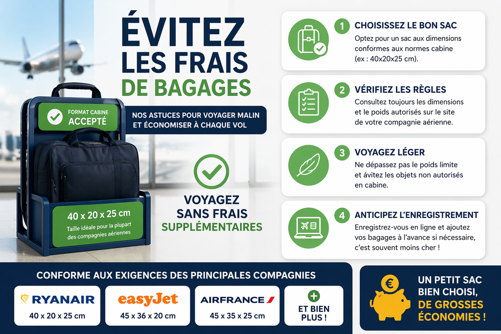 Comment éviter les frais sur le poids des bagages en avion