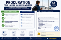 Autorisation pour un mineur de voyager seul ou avec un seul parent