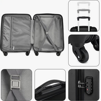 Petite valise cabine ABS Volotea, 4 roues, 55x38x20 cm