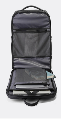 Sac à dos homme noir style fashion, format idéal bagage cabine