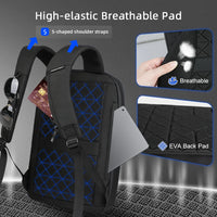 Sac cabine waterproof avec bretelles ergonomiques et profil très mince.