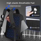 Sac cabine waterproof avec bretelles ergonomiques et profil très mince.