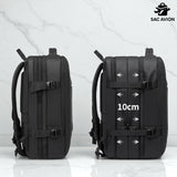 Sac cabine avion Air France 47x31x25 cm noir avec multiples compartiments