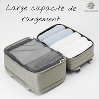 Sac à dos cabine avion Ryanair bleu, format 40x20x25 cm