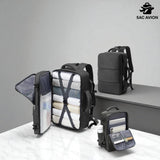 Sac cabine avion 40x20x25 cm Ryanair compact, idéal pour courts séjours