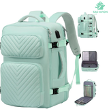 Sac cabine 36-55L Ryanair avec bretelles rembourrées et poignée souple