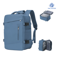 Sac à dos cabine Ryanair 40x20x25 cm bleu – bagage à main compatible avion