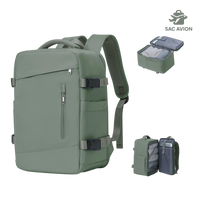 Sac à dos bleu compatible bagage cabine Ryanair 40x20x25