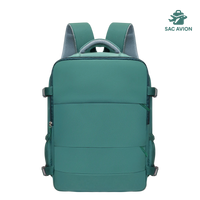 Sac_a_dos_cabine_avion_voyage vert