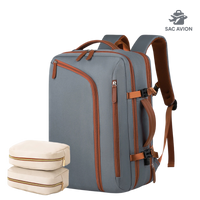 Sac de voyage avion léger avec deux trousses offertes pour accessoires