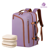 Sac cabine avion avec deux trousses incluses pour courts séjours