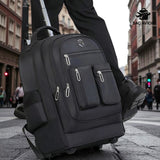 Sac à dos cabine avion 50x34x22 cm à roulettes, pratique pour voyager