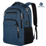 Sac à dos cabine avion 46x33x20 cm, format accepté Air France & Transavia