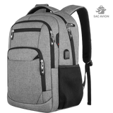 Petit sac à dos cabine 46x33x20 cm, approuvé pour Air France et Transavia