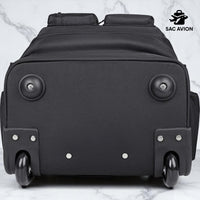 Sac à dos cabine 50x34x22 cm pour avion, roulettes pivotantes