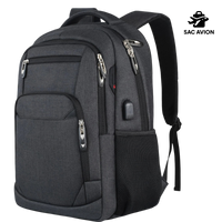 Sac à dos cabine 46x33x20 cm, compatible Air France et Transavia