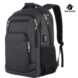 Sac à dos cabine 46x33x20 cm, compatible Air France et Transavia