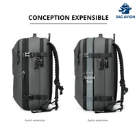 Sac à dos compression sous vide