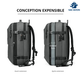 Sac à dos compression sous vide