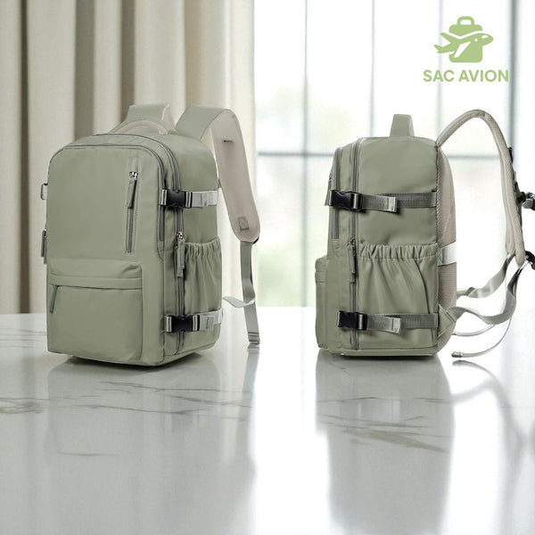 Sac à dos cabine avion 40x30x20 cm compatible Ryanair et Wizzair