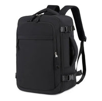 sac cabine Ryanair 40x26x20 cm noir vue de face