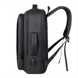 Sac cabine polyester 20-35L noir avec rain cover, parfait pour courts séjours et déplacements pros