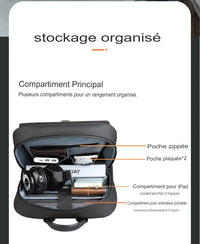 Sac business voyage avec compartiment 17" et design casual moderne