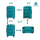 Valise cabine légère 55x40x21 cm, idéale pour EasyJet