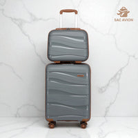 Valise de voyage cabine EasyJet 55x40x20 cm, polypropylène haute résistance