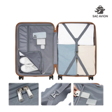 Bagage cabine 55x40x20 cm, valise adaptée aux normes Ryanair et Lufthansa